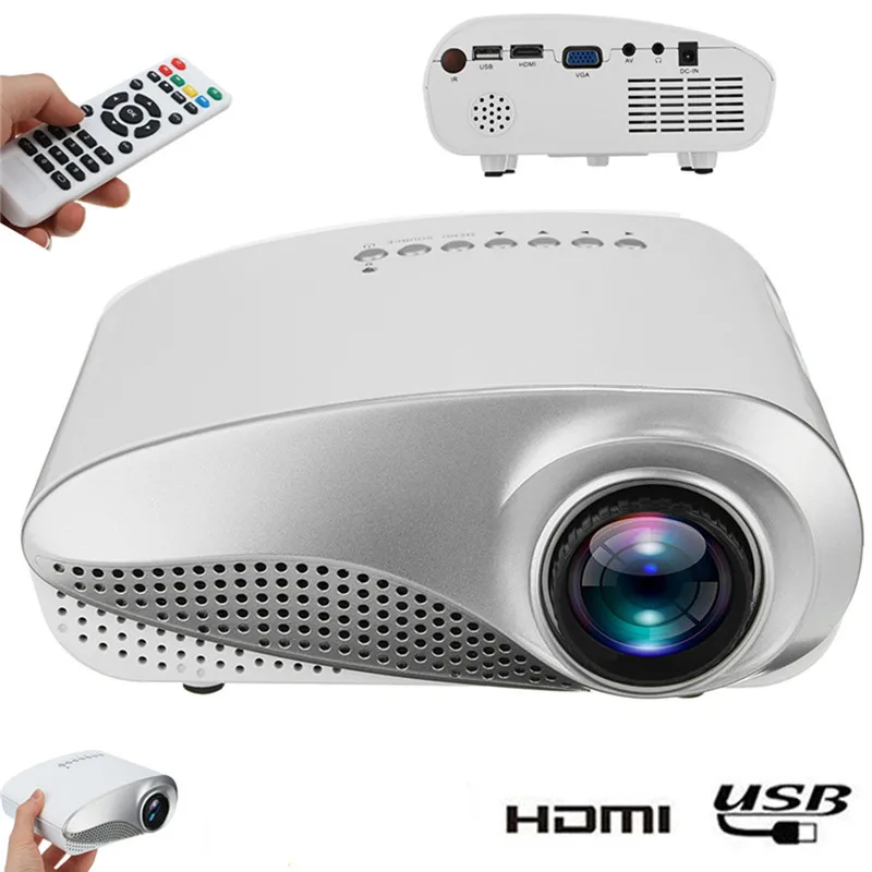 New Clear Mini Portable 1080P 3D HD LED Projector Multimedia Home Theater USB VGA HDMI TV Home Theatre System New Clear Mini Portable 1080P 3D HD LED Projector Multimedia Home Theater USB VGA HDMI TV Home Theatre System