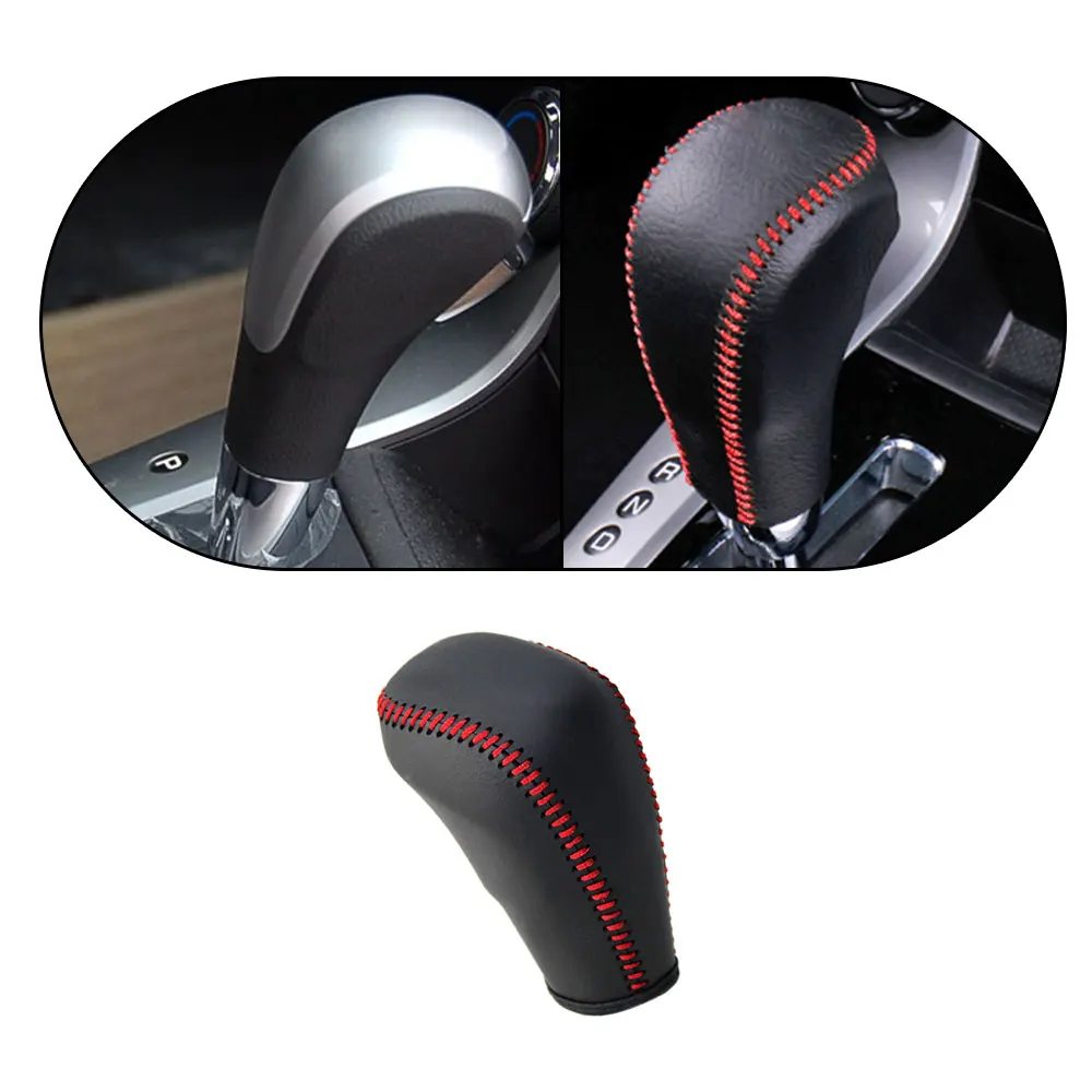 

For Chevrolet Epica 2010-2013 Cruze 2009-20141pc PU Leather Hand Brake Shift Knob Cover Gear Case Car Decor Shift Knob Shell