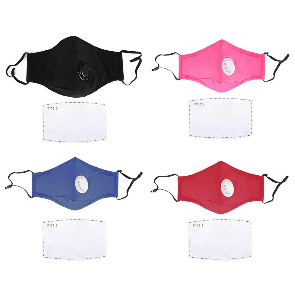 

Washable Breathable Dusk Mask Anti PM2.5 Fog Haze Respirator with Breathing Valve 2019