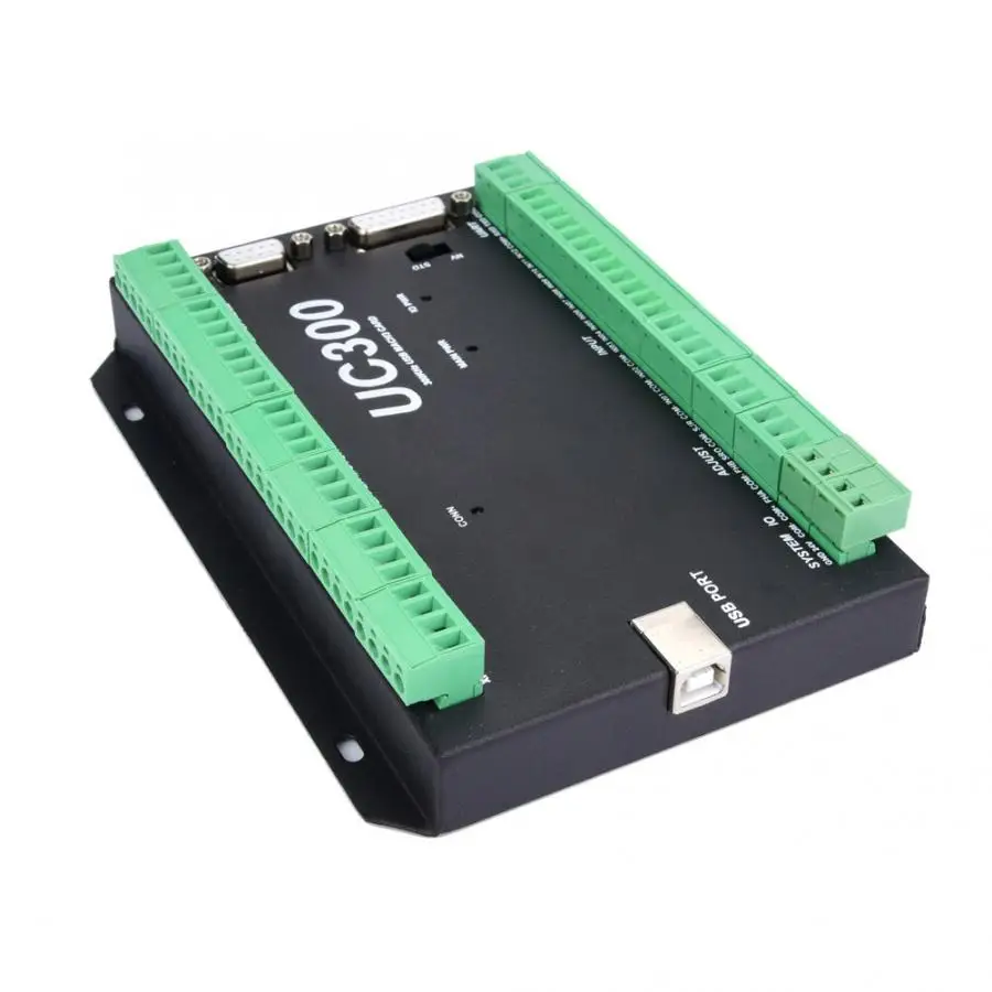 Контроллер ЧПУ 3/6 Axis Mach3 UC300 контроллер движения 300 кГц для с USB управлением