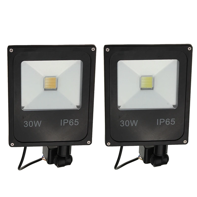 

Smuxi LED Flood Light 30W PIR Motion Sensor Outdoor LED Floodlight Lamp IP65 Warm/Cold White Garden Lighting