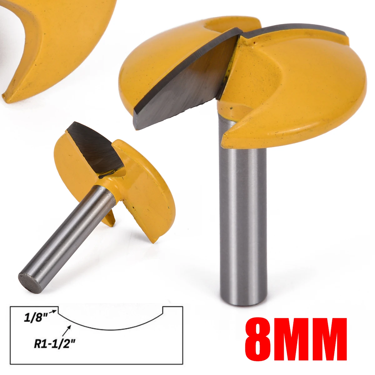 Buy Woodworking Small Round Bowl Router 8mm Shank