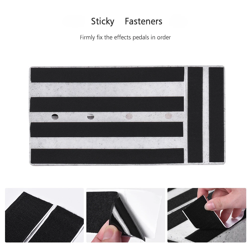Big Size Guitar Effects Pedal Board Sturdy PE Plastic Guitar Pedalboard Case with Sticking Tape for Guitar Pedal Big Size Guitar Effects Pedal Board Sturdy PE Plastic Guitar Pedalboard Case with Sticking Tape for Guitar Pedal