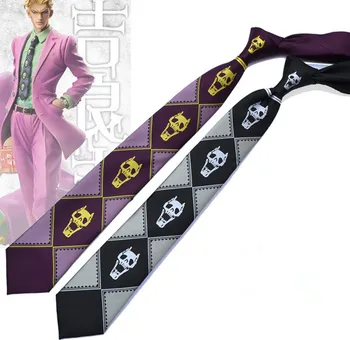 

Jojo's Bizarre Adventure Killer Queen Kira Yoshikage Skull Neck Tie Cosplay Costumes
