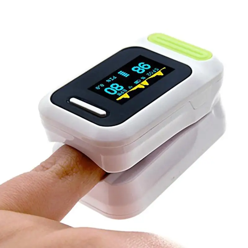 

Home fingertip pulse oximeter blood oxygen saturation monitor PI perfusion oxygen saturation detector