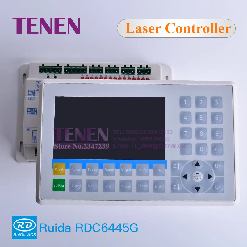 Ruida RDC6445 RDC6445G дисплей Панель плата ЧПУ Co2 лазерный контроллер для лазерной гравировки резка машины обновления RDC6442G