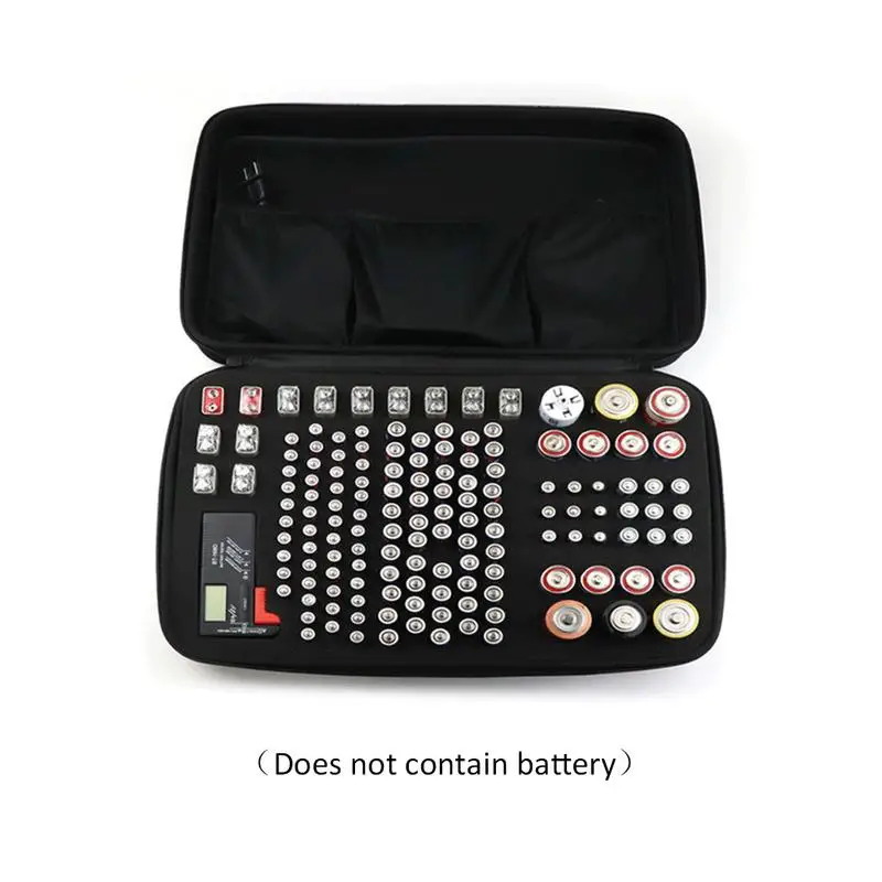 

Hard Battery Organizer Storage Box Carrying Case Bag for Batteries AA AAA C D 9V for D-FantiX Digital Battery Tester BT-168D