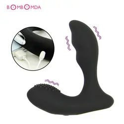 Секс-шоп 10 Скоростей Вибрационный анальный штекер для взрослых секс-игрушки для мужчин женщин Анальная пробка анальный простаты массажный