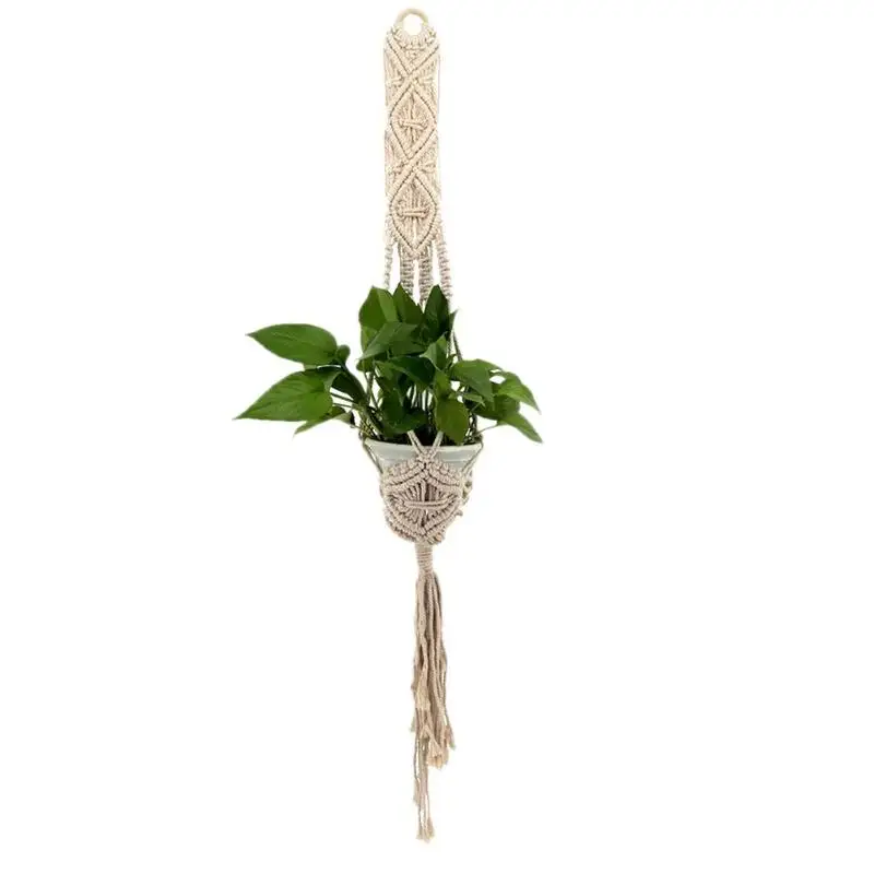

Macrame Plant Hanger Flowerpot Holder String Strap Hanging Rope Wall Decor