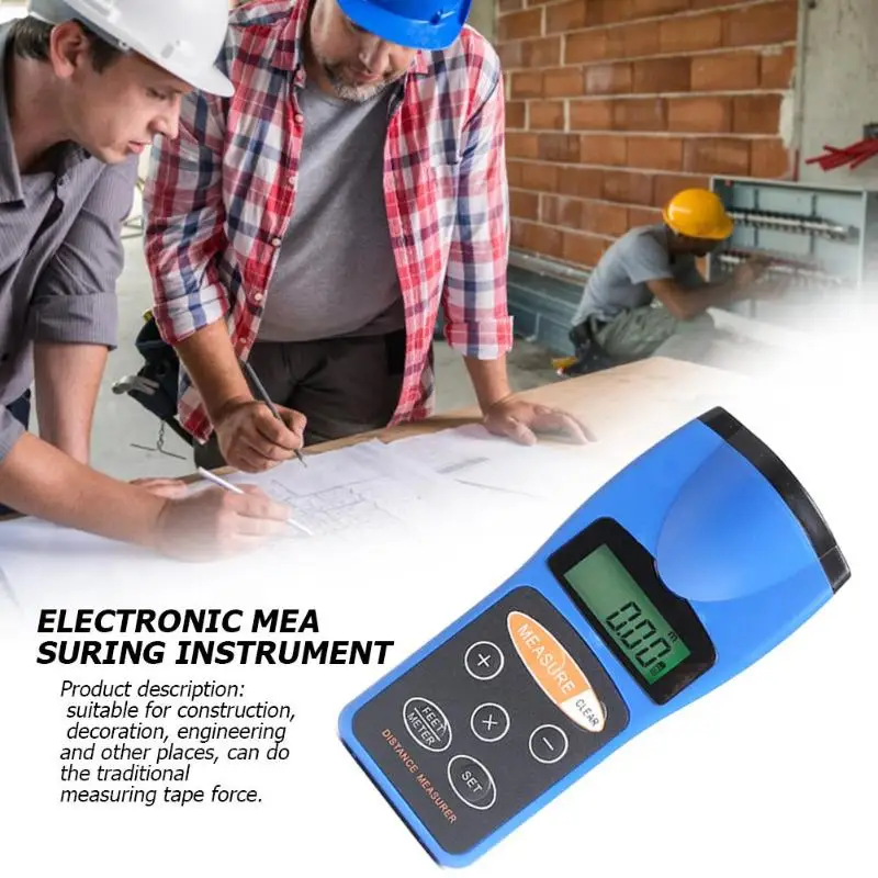 CP-3007 Digital Distance Meter Measurer Multifunction Rangefinder Laser Measuring battery-powered Ultrasonic range finder