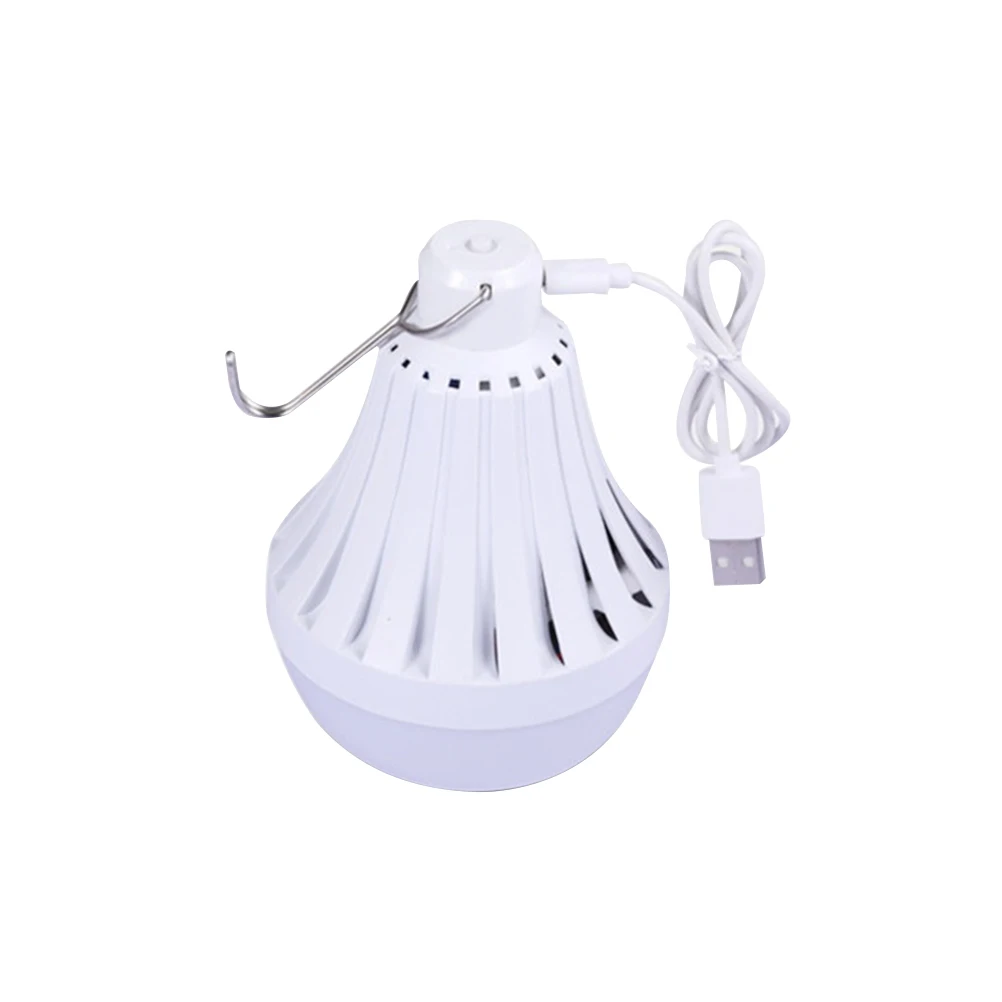 

9W Portable LED Camping Light USB Night Light BulbFor Hiking Camping Tent Travel Work With Power Bank Notebook (6500K)
