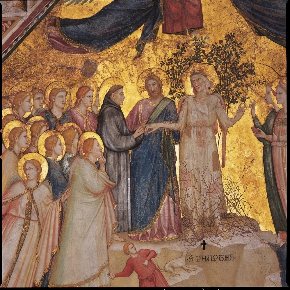 The Mystical Marriage Of St Francis To Poverty Poster Print (18 x 24) | Дом и сад