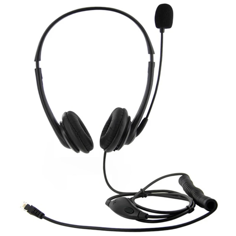 Wired Headset Music Headset Telephone Headset Headset Ht102R Telephone Rj 11 Connectorin