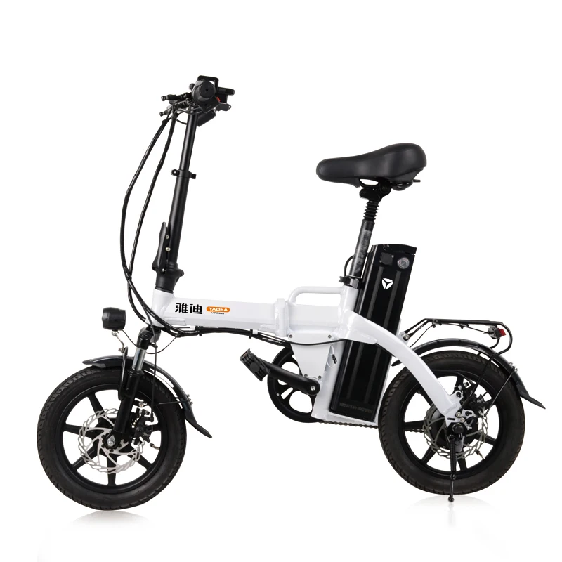 Daibot plegable E Scooter de dos ruedas de bicicleta eléctrica de 14 pulgadas 48 V 300 W 80 KM Mini portátil eléctrica plegable bicicleta adultos Mujer