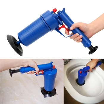 

Air Power High Pressure Toilet Plungers Powerful Sink Plunger Drain Blaster Gun Pump for Toilets Bathroom Kitchen Sewer Dredging