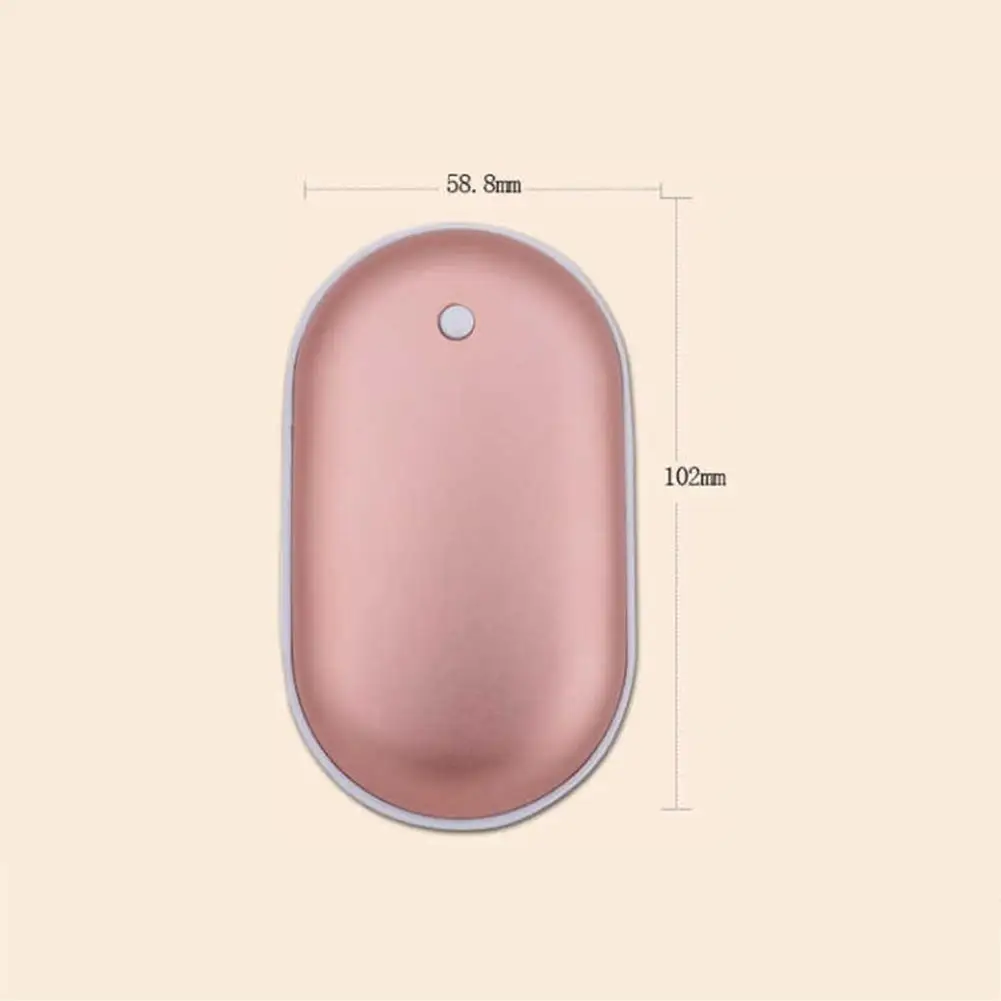 Adoolla 5200 мАч USB аккумуляторная 2 в 1 электрическая грелка для рук Мини галька