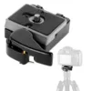 Cámara negra 323, placa de liberación rápida con adaptador especial (200PL-14), Compatible con cámaras trípode monópode DSLR Manfrotto 323 ► Foto 2/6