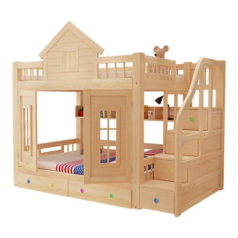 Matrimoniale Deck Kids Room Box Matrimonio Set Modern Lit Enfant Letto Mueble bedroom Furniture Moderna Cama Double Bunk Bed