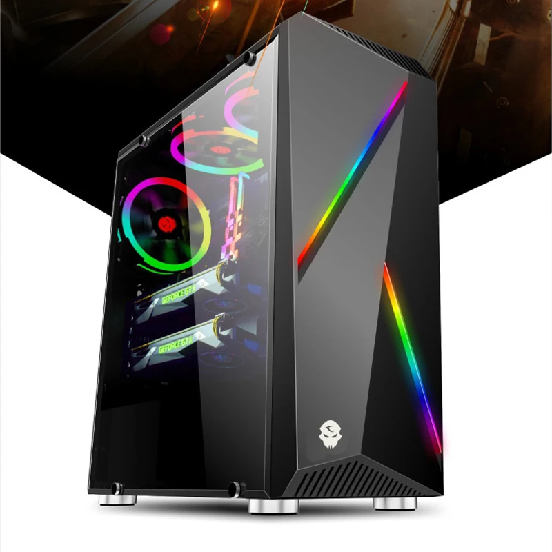 Игровой чехол MicroATX компьютерный ПК Чехлы мини Новый настольный компьютер корпус