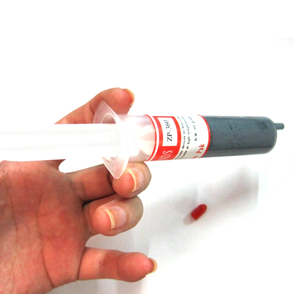 Grey Silicone Compound Thermal Conductive Needle Grease Paste Heatsink for CPU GPU LED Cooling Component Glue Thermal Pastes 30g