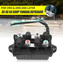 6H1-81950-00-00 3 Pin 12V+-20% обшивка реле мощность лодочного двигателя для Yamaha 30-90HP двигатель 120A водонепроницаемый алюминий бронза+ пластик