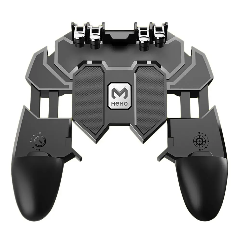 

AK66 Six Finger All-in-One Mobile Handheld Game Player Gaming Controller Fire Key Joystick Gamepad L1 R1 Trigger Button For PUBG
