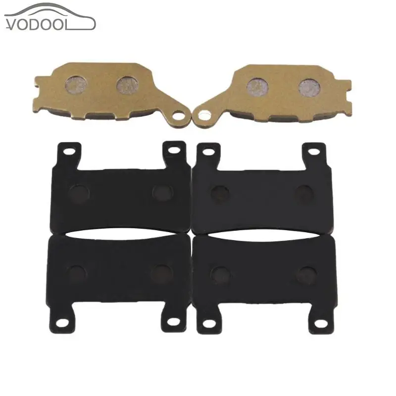 

6 PCS Motorcycle Rear Front Brake Pads 4pcs Front 2pcs Rear Semi Metallic Brake Pads for CBR 600/929/900RRR VTR 1000 SP-1