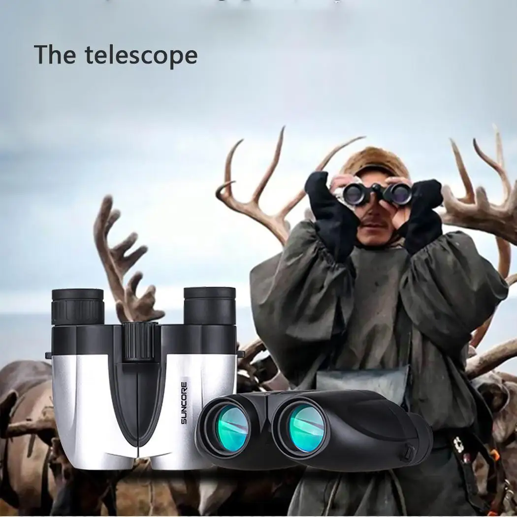 Professional 10X25 Binoculars Telescope Tube Portable Pocket Scope Hunting Telescope Climbing Hiking Outdioor 