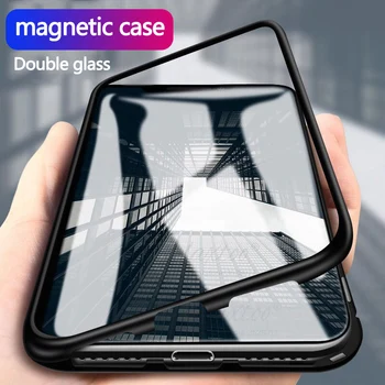 

360 Magnetic Double side Glass Case for Samsung Galaxy S10 Plus s10E Magnet Flip Cover couqe for Samsung sansung s10plus s 10 e