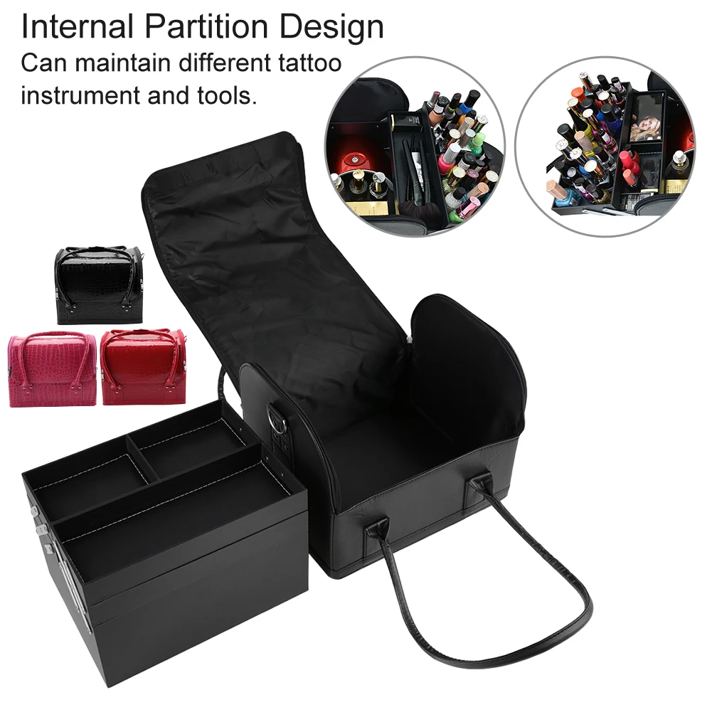 

4 Types Extra Large Beauty Makeup Bag Cosmetic Box Jewellery Case Storage Holder Make up Brushes Bag makeup tool kits