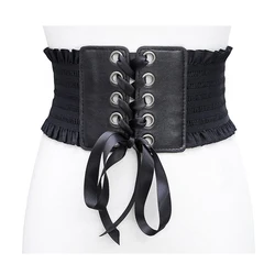 Hotsale Fashion Cummerbunds Stretch Belt Lace Up Tassels Elastic Buckle Wide Dress Corset Waistband PU Bandage Shirts Belt Brown Hotsale Fashion Cummerbunds Stretch Belt Lace Up Tassels Elastic Buckle Wide Dress Corset Waistband PU Bandage Shirts Belt Brown