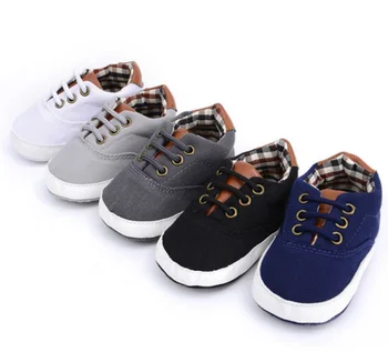 

2019 Newborn Baby Boys Girls Soft Sole Crib Canvas Shoes Cute Boots Anti-slip Sneakers First Walkers Fashion Casual Flat Soft