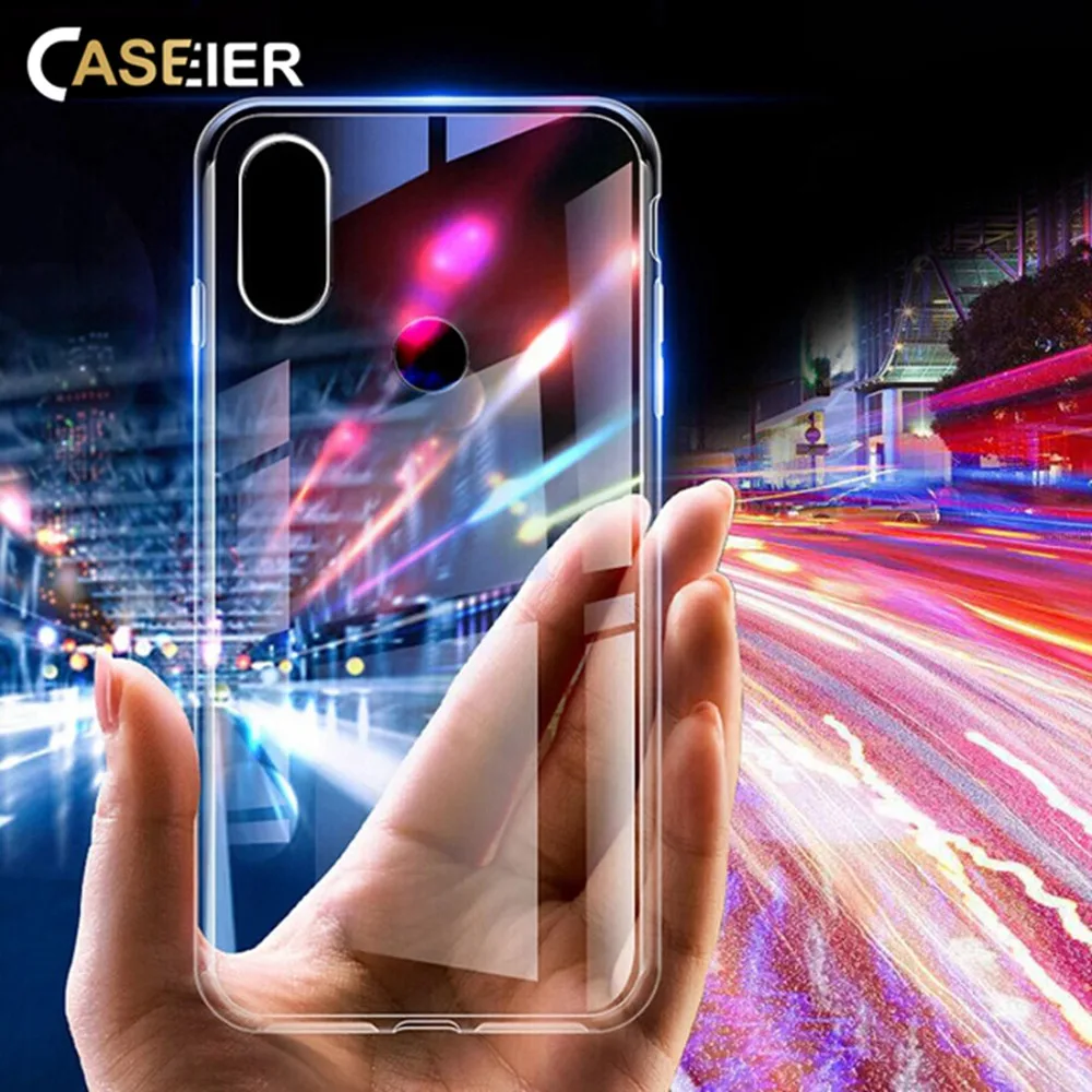 CASEIER Прозрачный чехол для Huawei P20 P10 P9 P8 Lite Plus Ультратонкий Мягкий ТПУ Honor 9 4X 6X Capa |