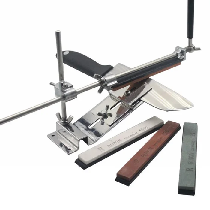 

Professional Kitchen Knife Sharpener Metal Whetstone Oil-Resistant Stone Fixed Angle Fast Steel Knife Sharpener