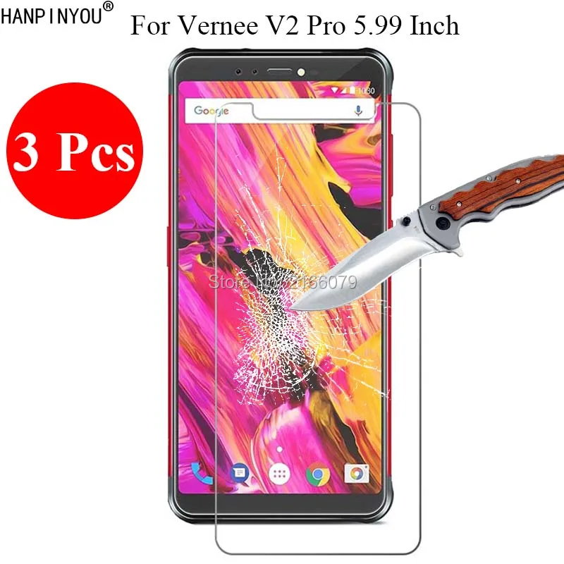 3 шт./партия новинка 9 H 2.5D закаленное стекло Защита экрана для Vernee V2 Pro 5 99 &quot