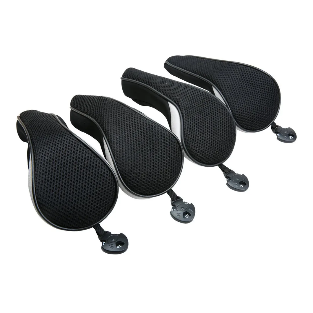 

4Pcs Golf Club Head Covers Neoprene Putter Headcover Protect Set Head Protector Golf Club Accessories 7 Colors