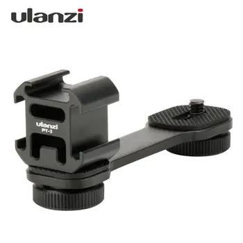 

Ulanzi Portable Camera Light Holder Photograph Accessory for cameras with 1/4" screw mount 3 Hot Shoe Mount Cameras Lamp Bracket