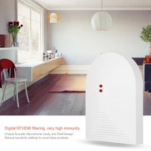 433 МГц кристалл сломанный стеклянный датчик беспроводная домашняя охранная сигнализация