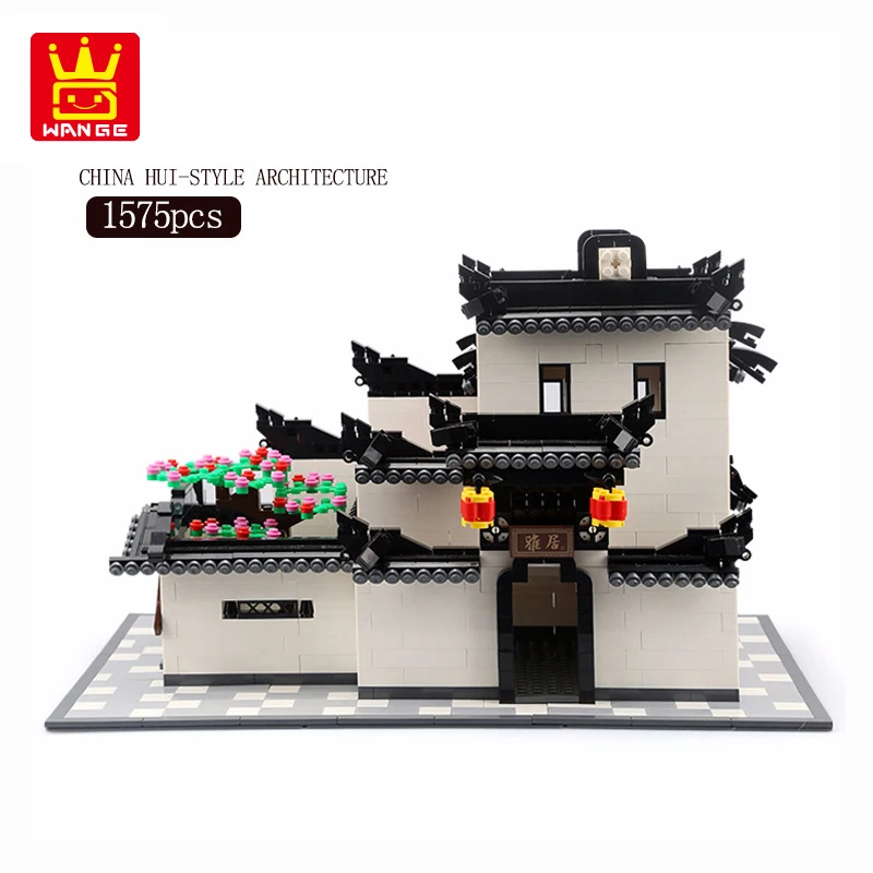 

The China Hui-Style Architecture Building Blocks Model World Famous Architecture Series Traditional Chinese Style Collection