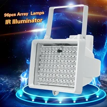 96 светодиодов ИК осветитель Массив Инфракрасных ламп ночного видения Открытый водонепроницаемый для CCTV камеры безопасности