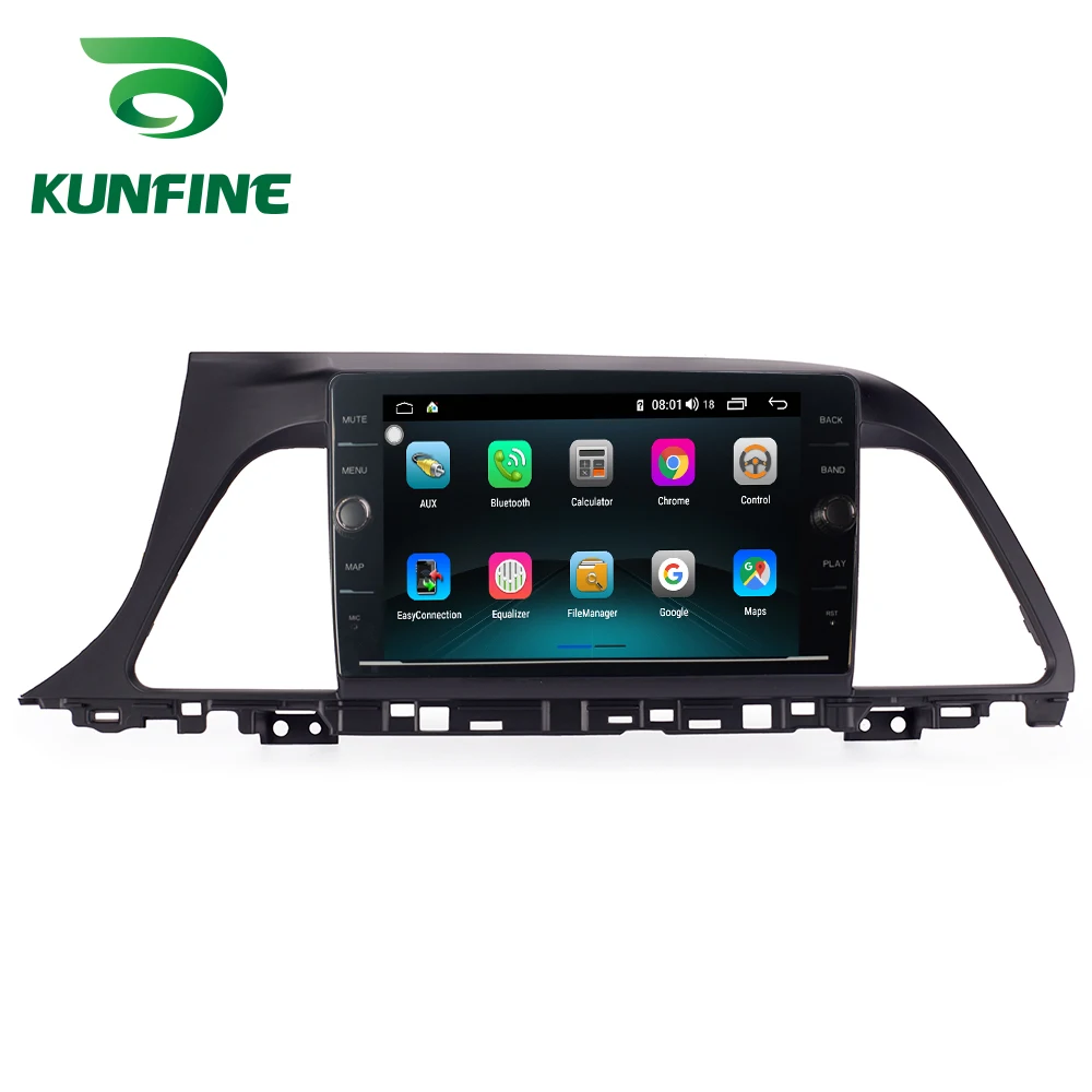 Cheap Octa Core 4GB RAM 64GB ROM Android 8.1 Car Navigation Player Deckless Car Stereo for Hyundai  Sonata 2015 2016 2017 Radio Unit 4