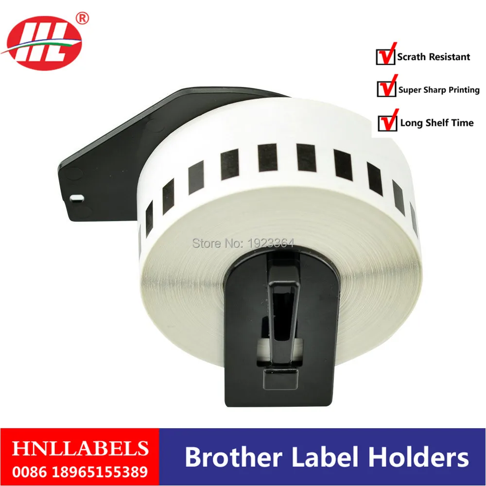 

100x Rolls Continuous Compatible for Brother Label Printer White Paper DK22210 DK2210 Compatible DK-22210 Label 29mm*30.48M