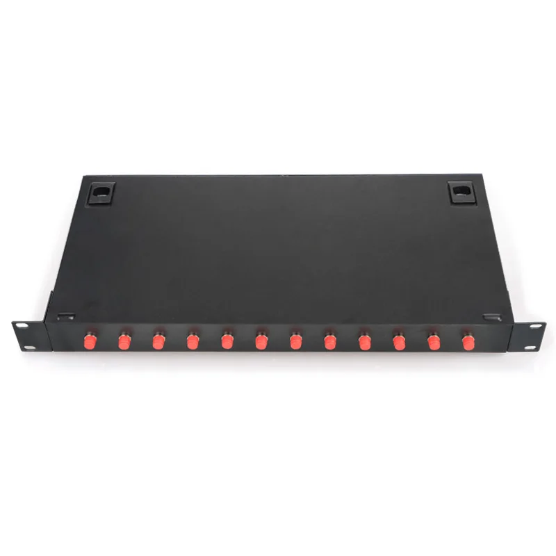 12 Port Fiber Patch Panel SC FC LC Pigtail ODF 1U