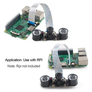 

Raspberry Pi Camera Night Vision Camera Adjustable Focus Module 5MP OV5647 Webcam Video 1080p for Raspberry pi 2 3 B b+