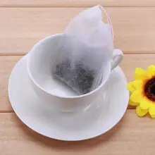 100 шт мешок для домашней медицины на шнурке пустая пряность для чая уплотнение фильтр мешок пуэр чай зеленый чай мешок