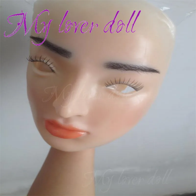 

Female Mask Crossdresser Handmade Silicone Sexy And Sweet Half Female Face Ching Crossdress Mask Realistic Silicone Masks