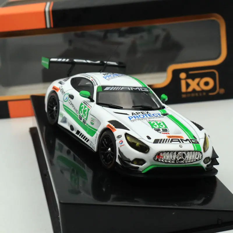 IXO 1:43 Mercedes AMG GT3#33 24 часа в сутки Daytona GTM108 Ограниченная серия коллекции