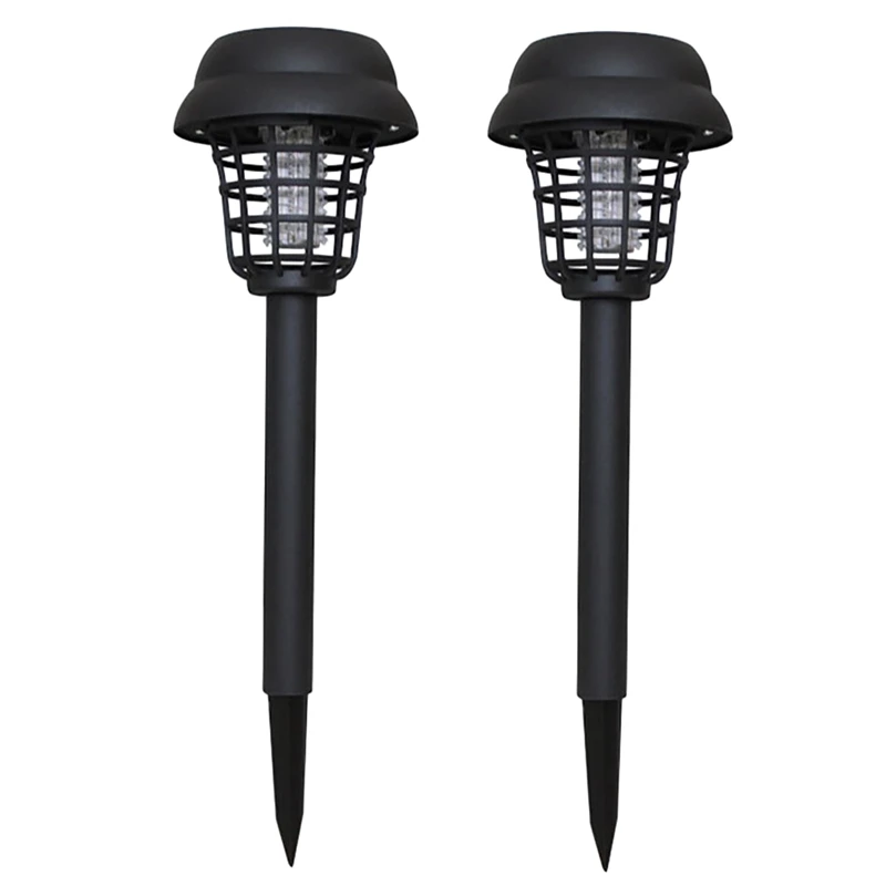 

2Pcs Mosquito Repellent Killer Lamp Solar Powered Outdoor Garden Led Light Mosquito Pest Bug Zapper Insect Killer Path Lightin