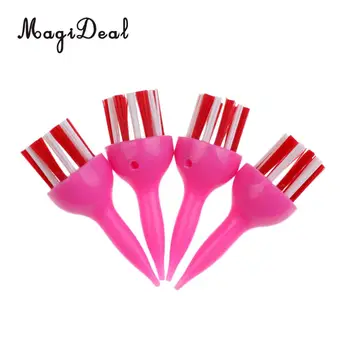 

MagiDeal Set of 4 60mm Golf Brush Tees Golf Training Accessories - Random Color