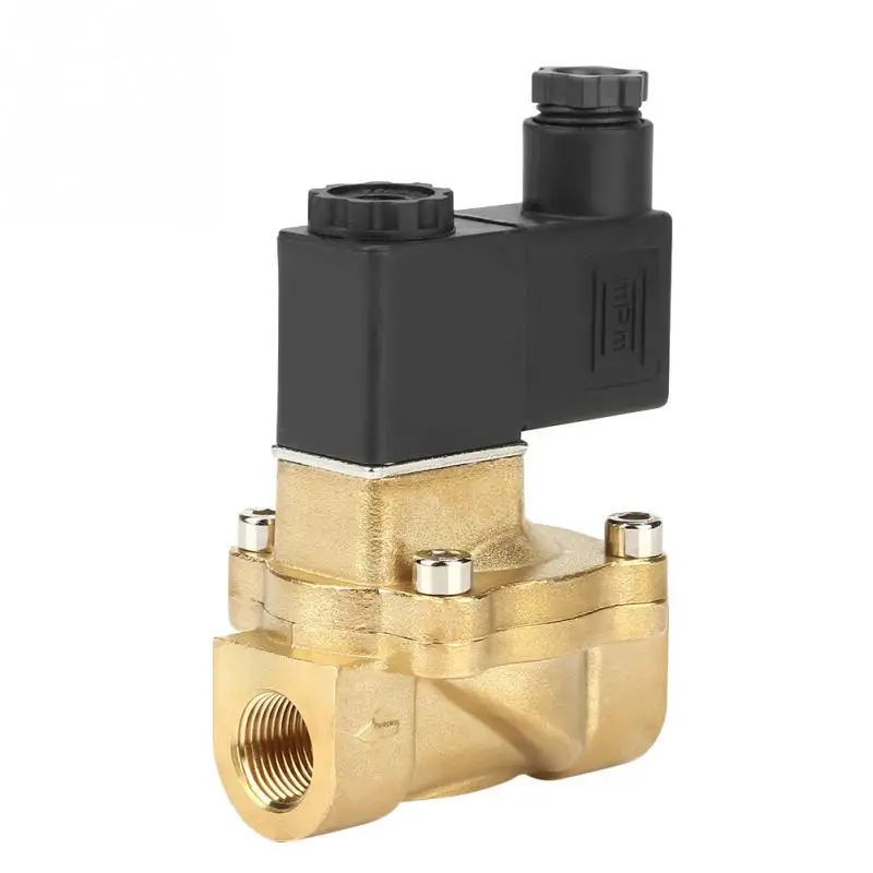 G3/" Соленоидный клапан двухпортовый двухпозиционный Соленоидный клапан, электрический водяной клапан, работающий нормально Соленоидный клапан